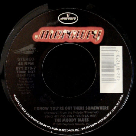 The Moody Blues - Al Fin Voy A Encontrarte / I Know You’re Out There Somewhere side B