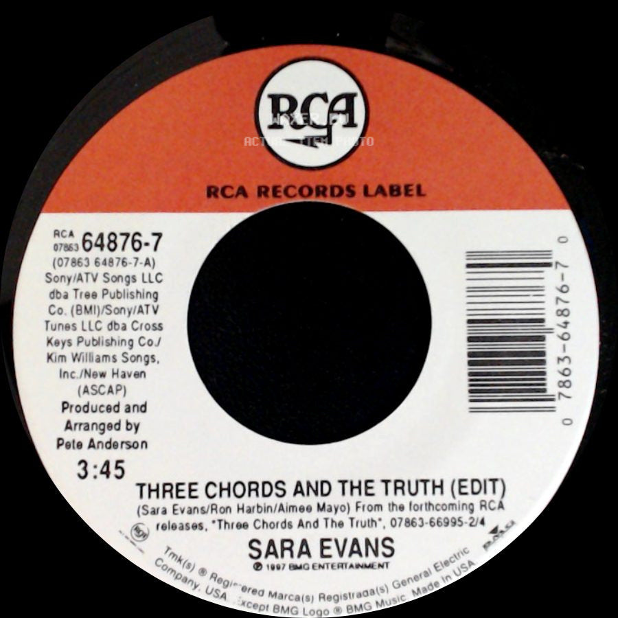Sara Evans - Three Chords And The Truth (Edit) / The Week The River Raged side A