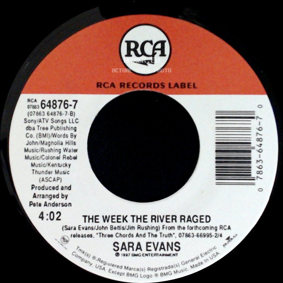 Sara Evans - Three Chords And The Truth (Edit) / The Week The River Raged side B