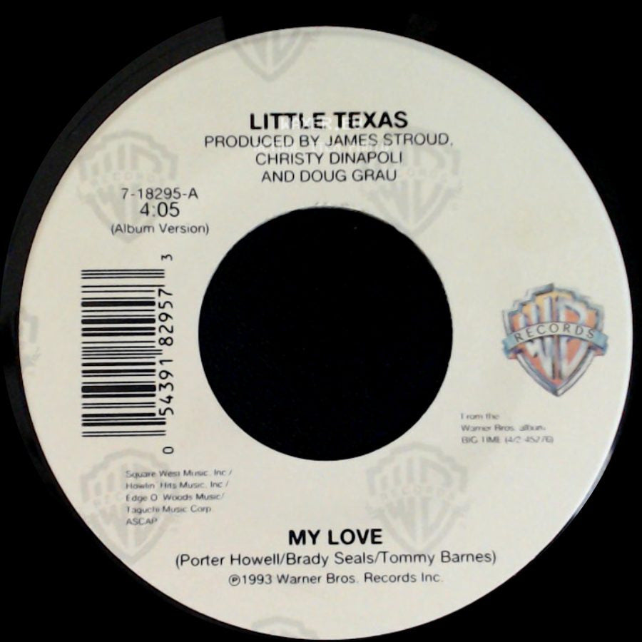 Little Texas - My Love / Only Thing I'm Sure Of side A