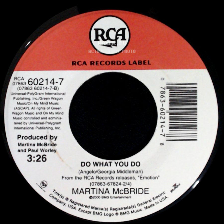 Martina Mcbride - There You Are / Do What You Do side B