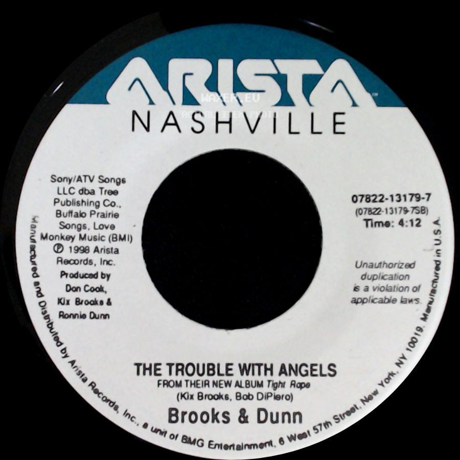 Brooks & Dunn - The Trouble With Angels / Missing You side A