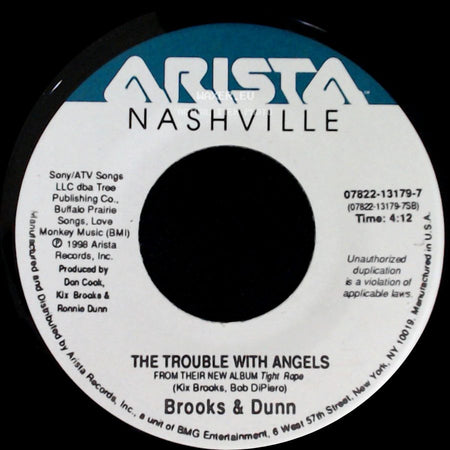 Brooks & Dunn - The Trouble With Angels / Missing You side A