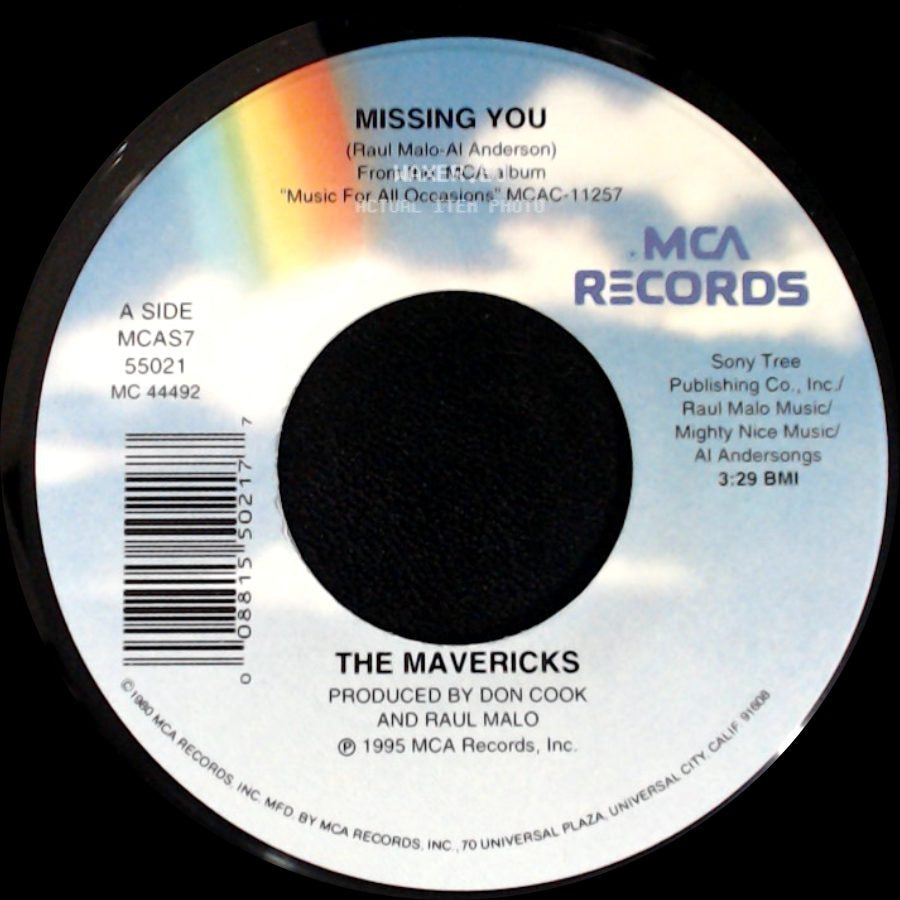 The Mavericks - Missing You / Foolish Heart side A