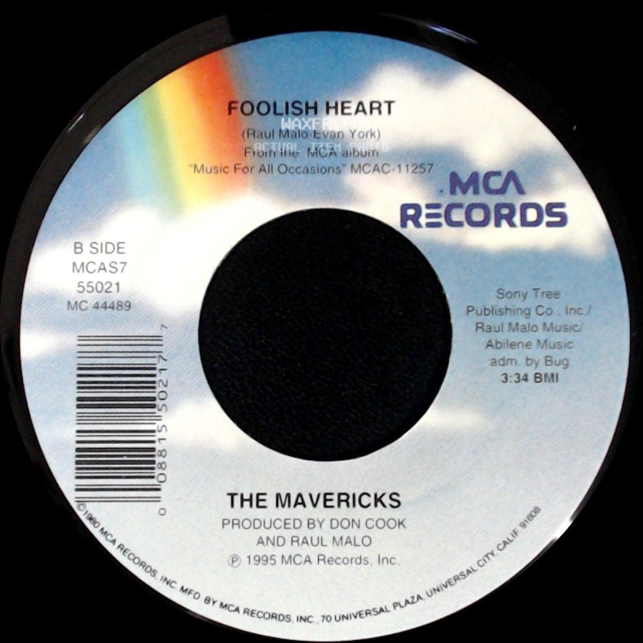 The Mavericks - Missing You / Foolish Heart side B