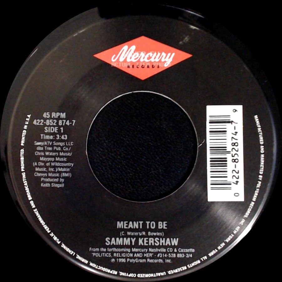 Sammy Kershaw - Meant To Be / Vidalia side A