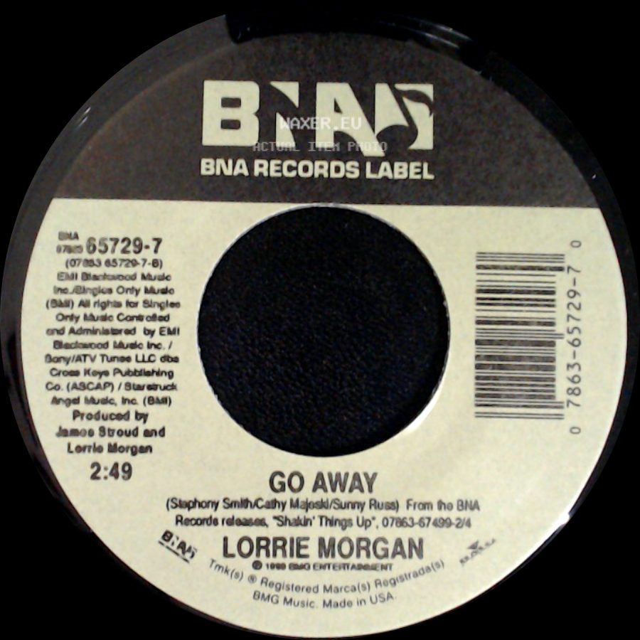Lorrie Morgan - Go Away / Maybe Not Tonight (Duet With Sammy Kershaw) side A