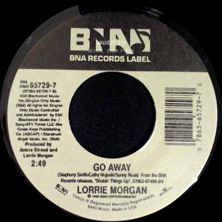 Lorrie Morgan - Go Away / Maybe Not Tonight (Duet With Sammy Kershaw) side A
