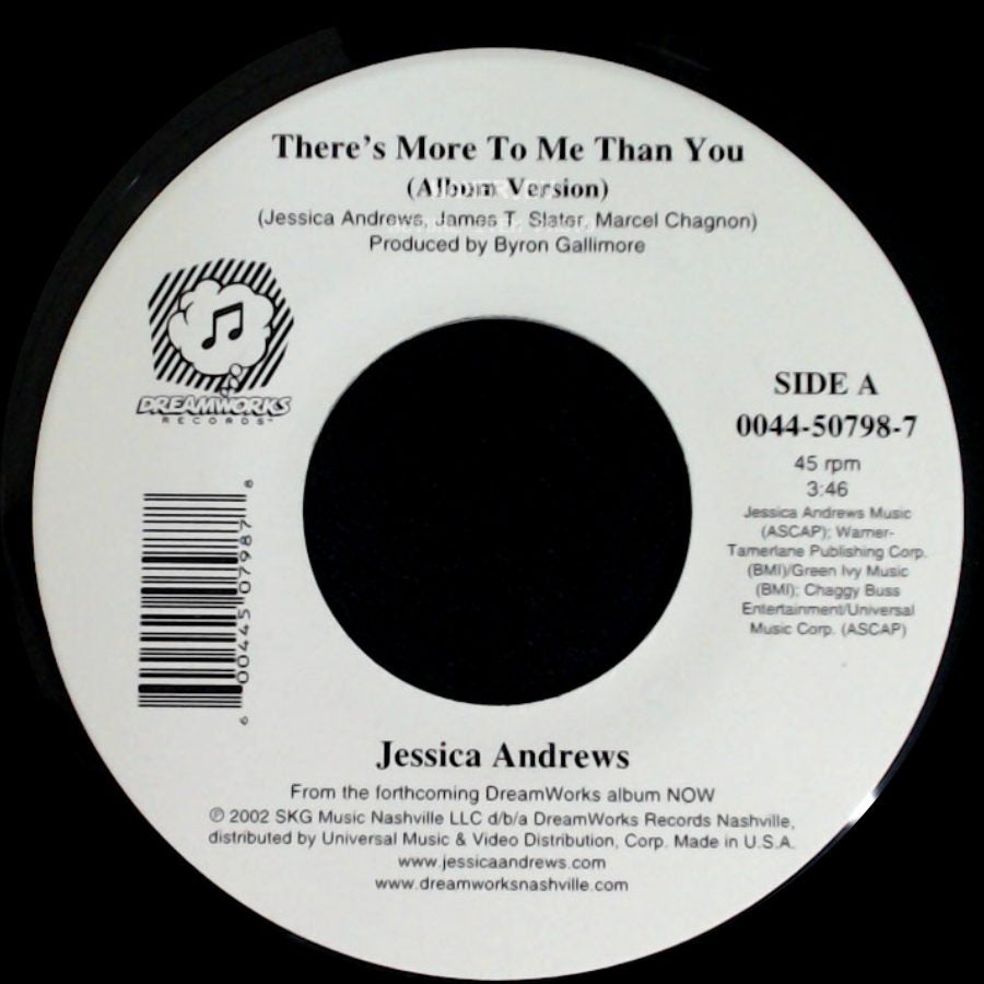 Jessica Andrews - There’s More To Me Than You / I Wish For You (Album Version) side A