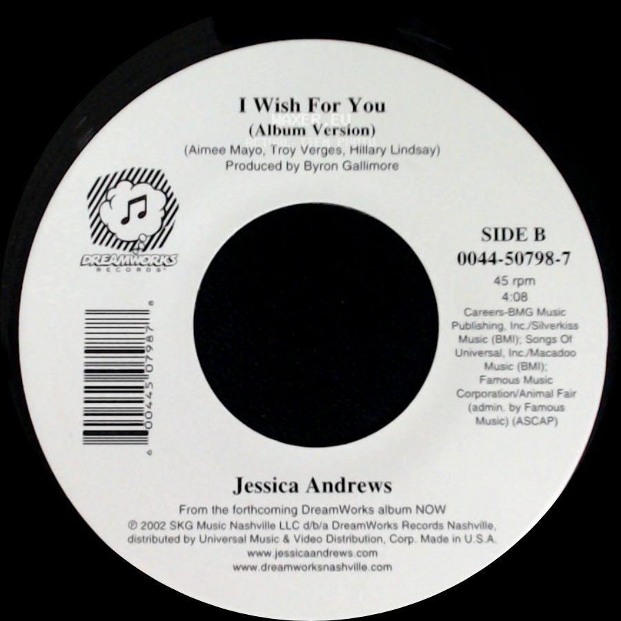 Jessica Andrews - There’s More To Me Than You / I Wish For You (Album Version) side B