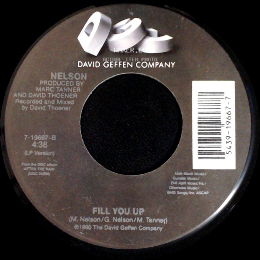 Nelson - After The Rain / Fill You Up side B