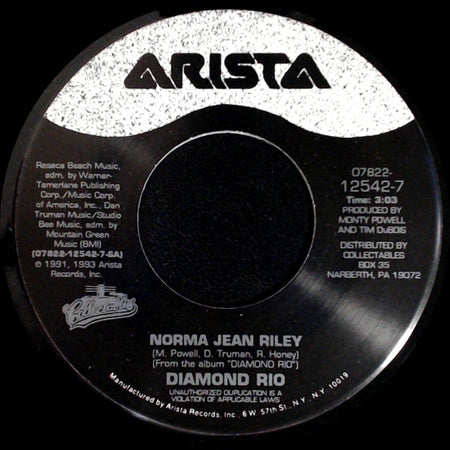 Norma Jean Riley / Diamond Rio - Diamond Rio / Mirror Mirror side A