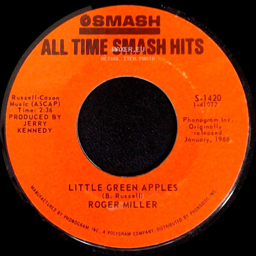 Charlie Rich / Roger Miller - Mohair Sam / Little Green Apples side B