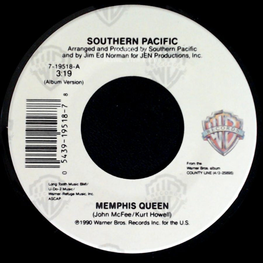 Southern Pacific - Memphis Queen / I Can't Complain side A