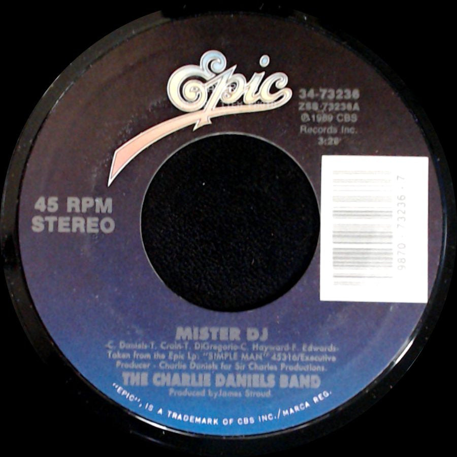 The Charlie Daniels Band - Mister Dj / It's My Life side A