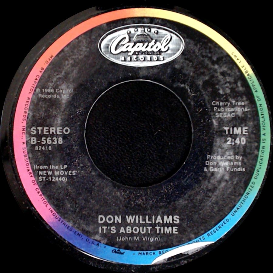 Don Williams - Then It's Love / It's About Time side B