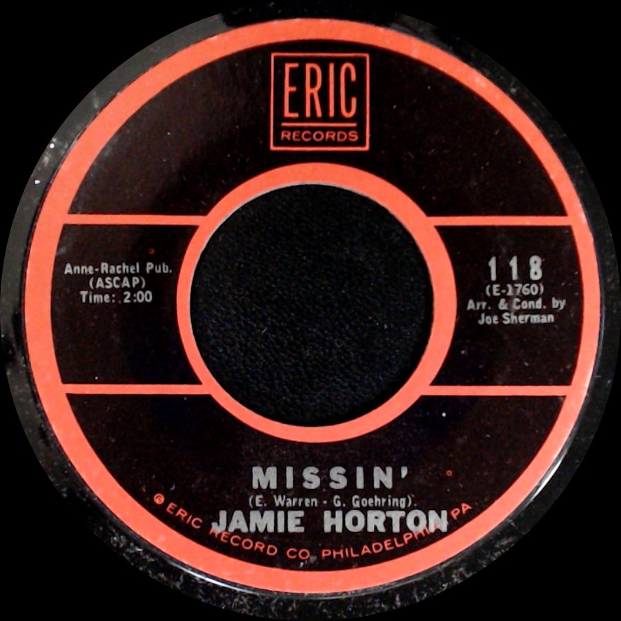 Jamie Horton - My Little Marine / Missin' side B