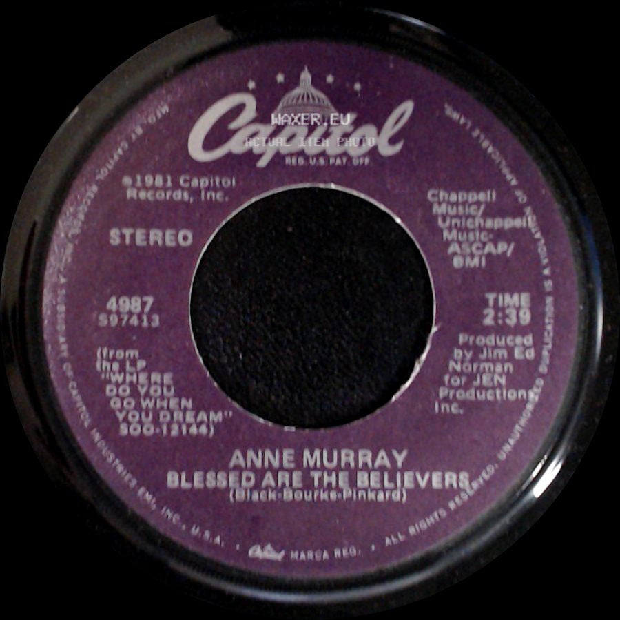 Anne Murray - Blessed Are The Believers / Only Love side A