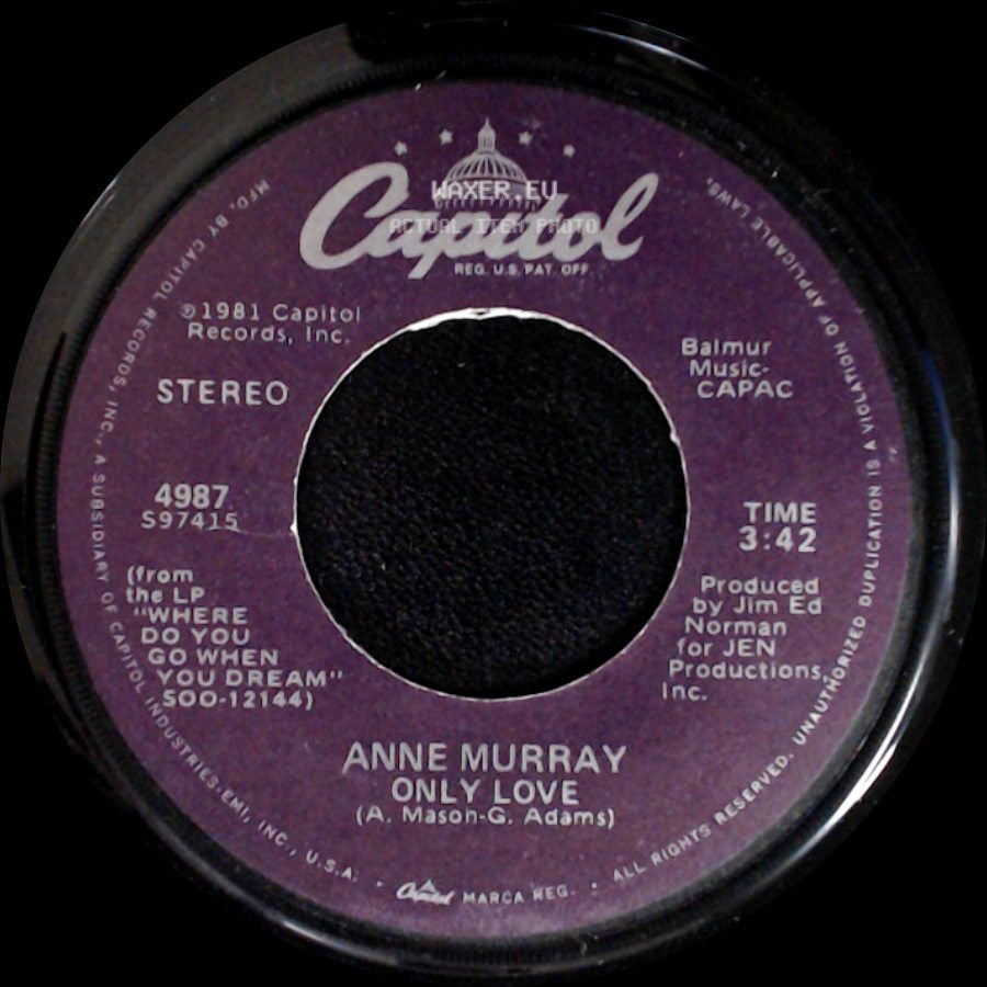 Anne Murray - Blessed Are The Believers / Only Love side B