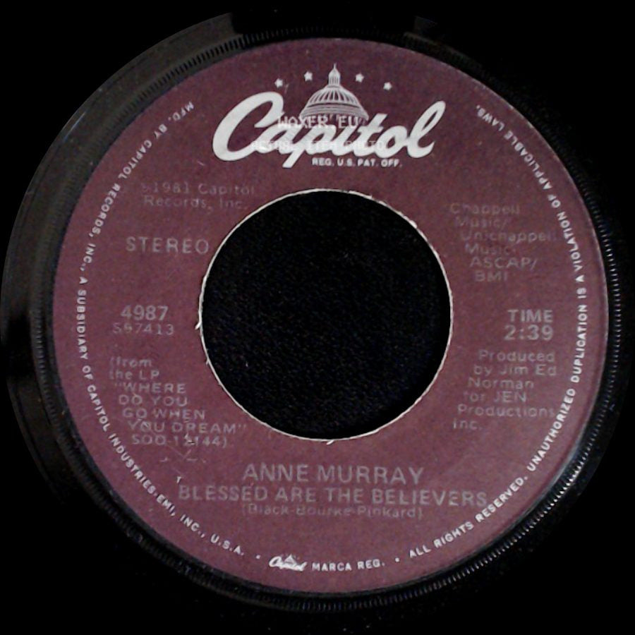 Anne Murray - Blessed Are The Believers / Only Love side A