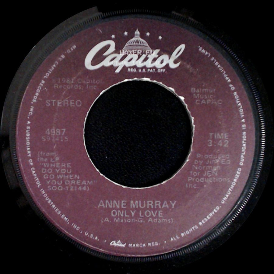 Anne Murray - Blessed Are The Believers / Only Love side B