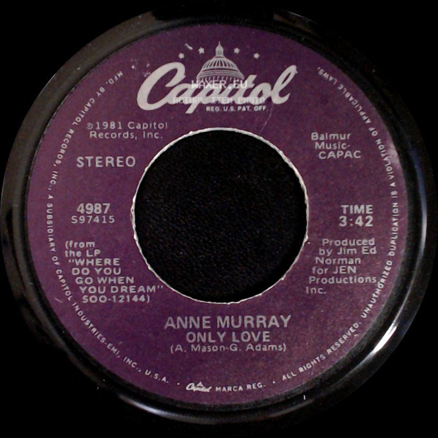 Anne Murray - Blessed Are The Believers / Only Love side B