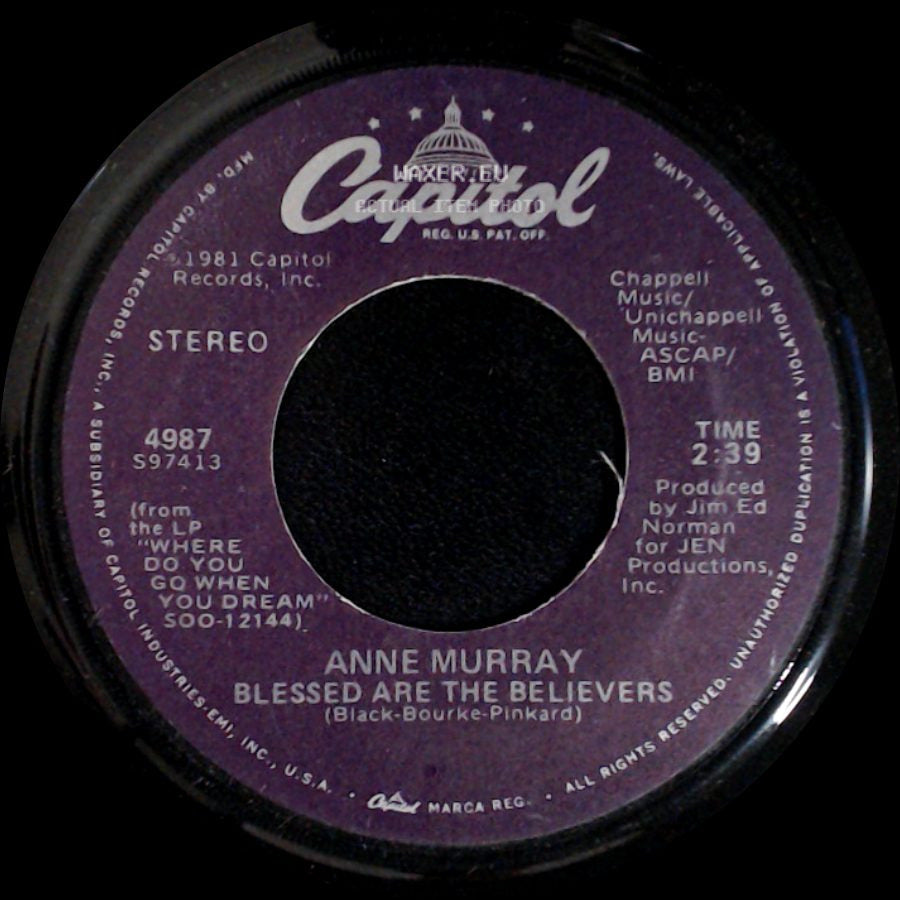 Anne Murray - Blessed Are The Believers / Only Love side A