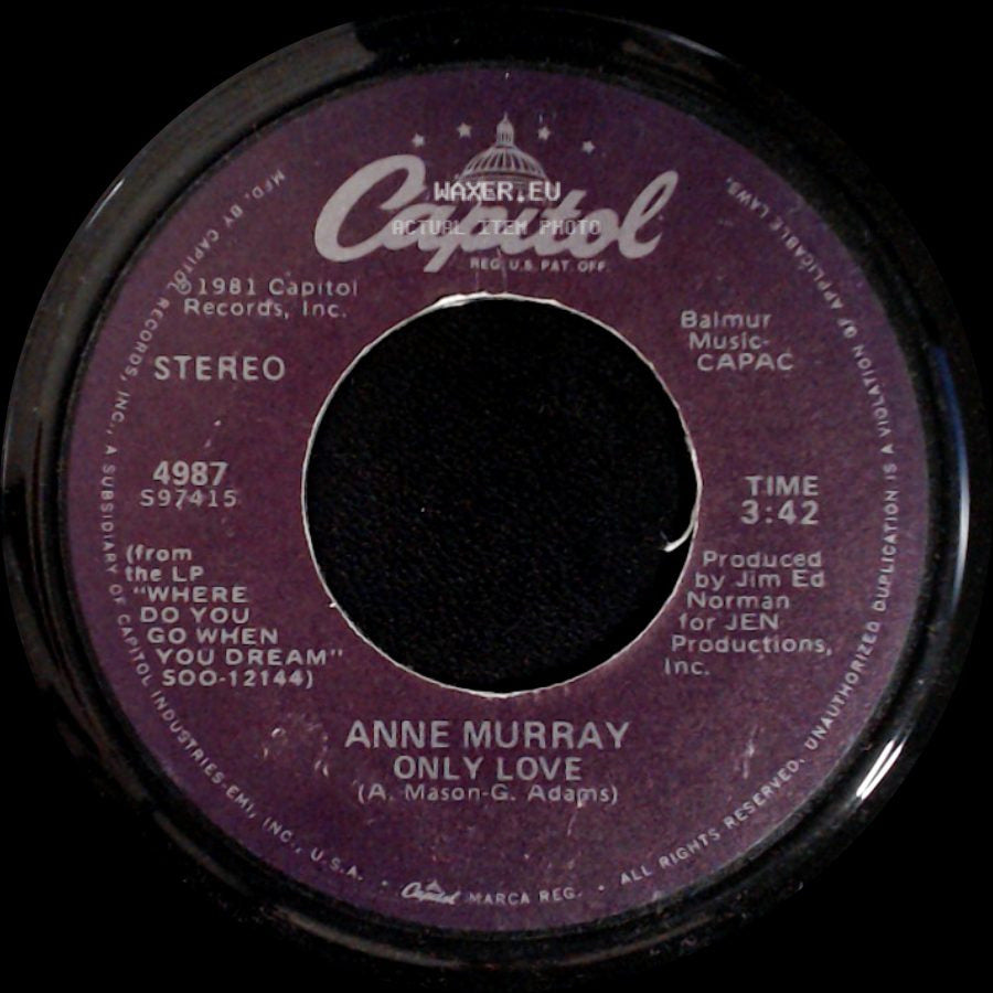 Anne Murray - Blessed Are The Believers / Only Love side B