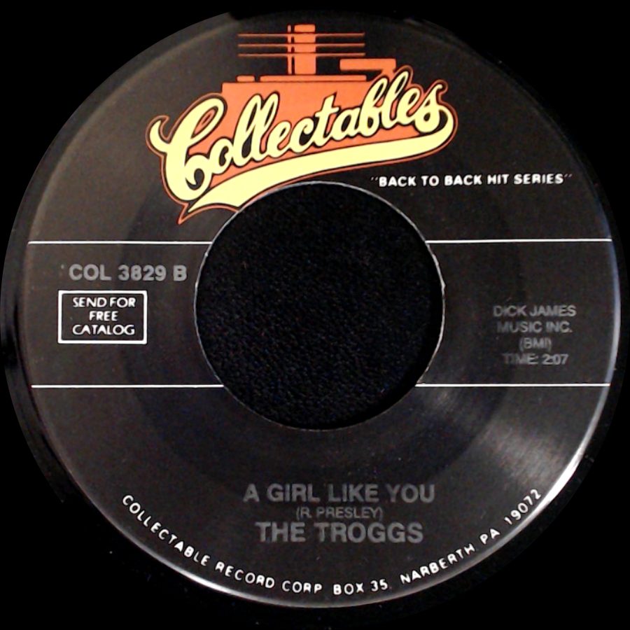 The Nashville Teens / The Troggs - Tobacco Road / A Girl Like You side B