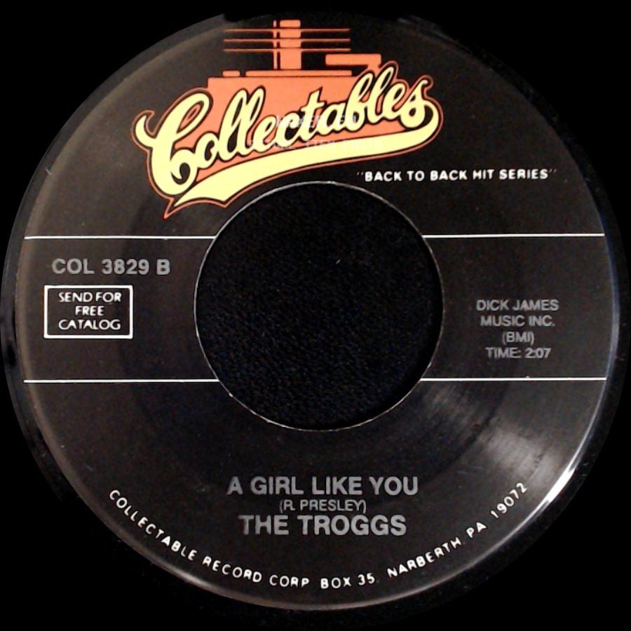 The Nashville Teens / The Troggs - Tobacco Road / A Girl Like You side B