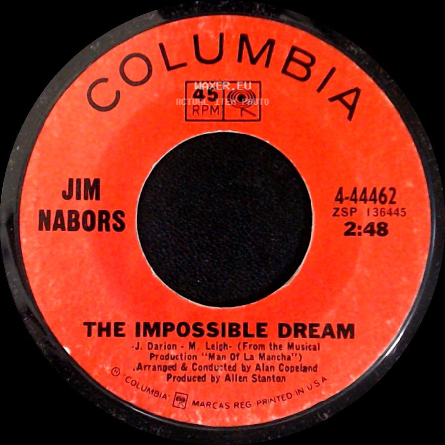 Jim Nabors - Time After Time / The Impossible Dream side B