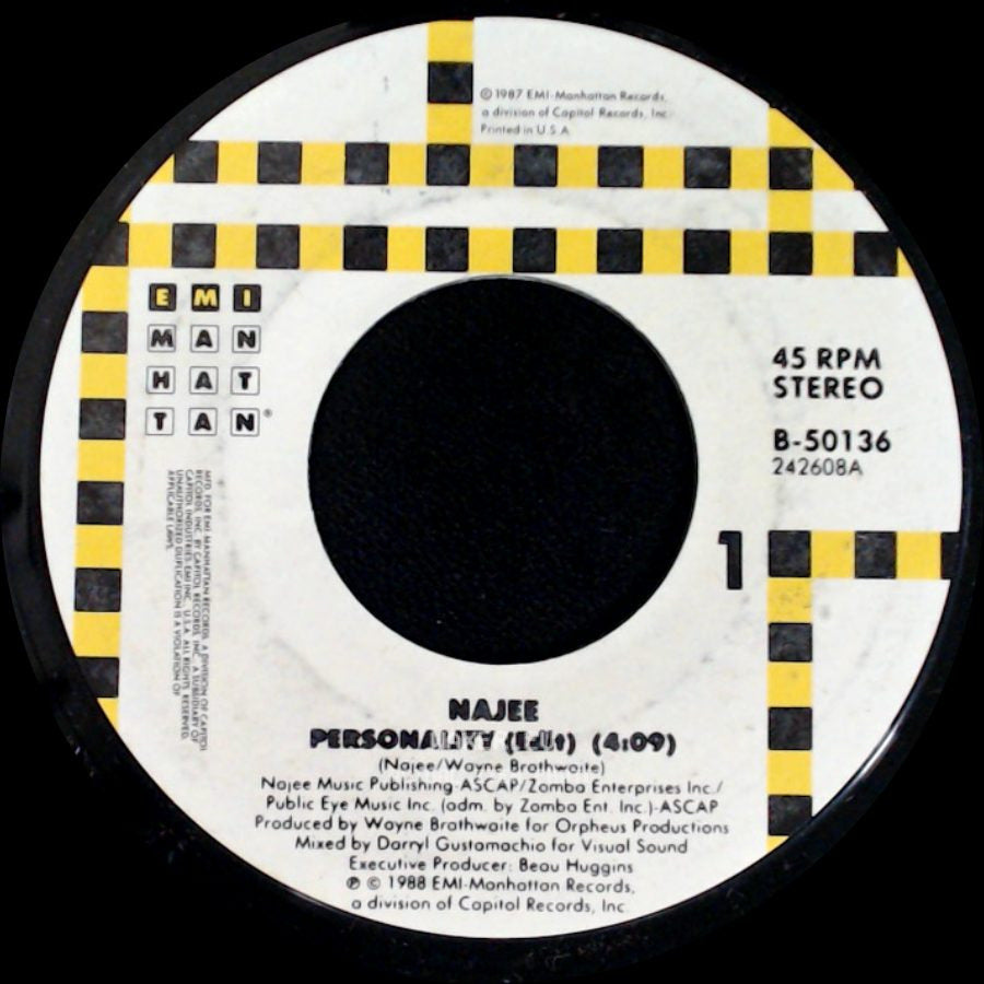 Najee - Personality (Edit) / Feel So Good To Me side A