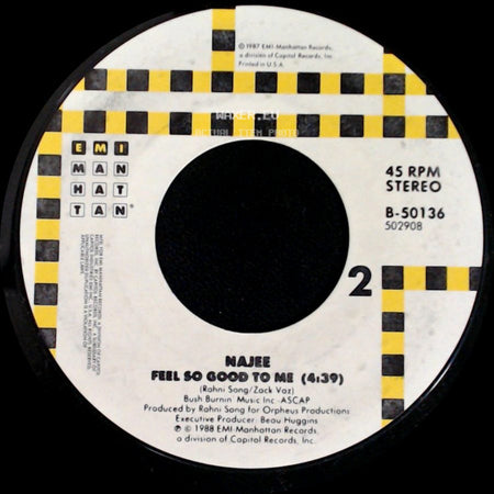 Najee - Personality (Edit) / Feel So Good To Me side B