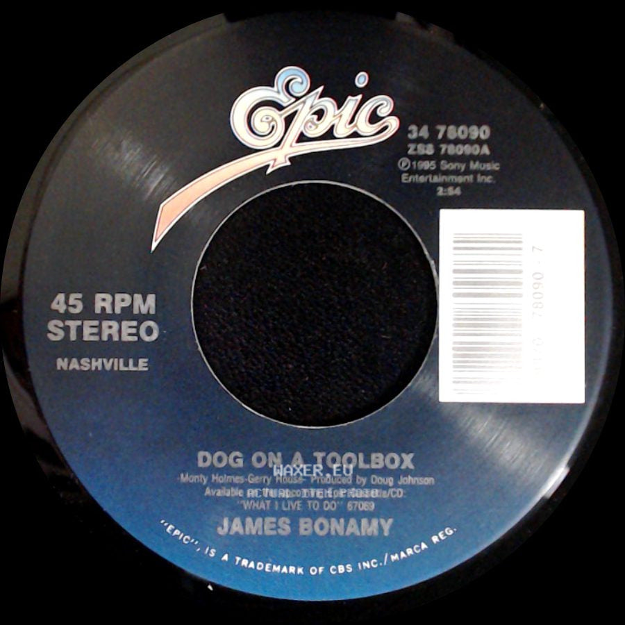 James Bonamy - Dog On A Toolbox / She's Got A Mind Of Her Own side A