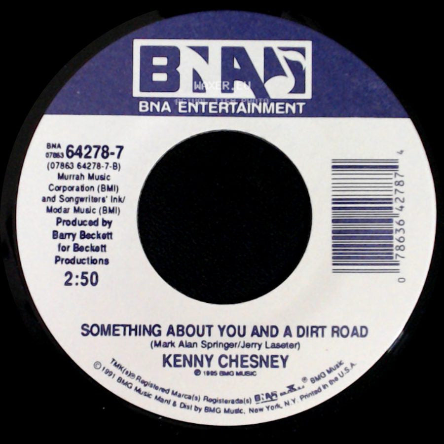 Kenny Chesney - Fall In Love / Something About You And A Dirt Road side B