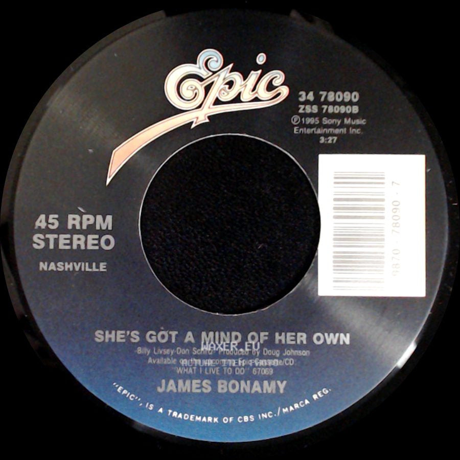 James Bonamy - She's Got A Mind Of Her Own / Dog On A Toolbox side A