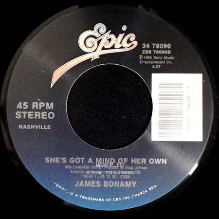James Bonamy - She's Got A Mind Of Her Own / Dog On A Toolbox side A