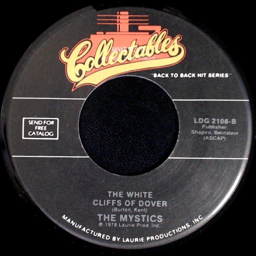 The Passions / The Mystics - I Only Want You / The White Cliffs Of Dover side B