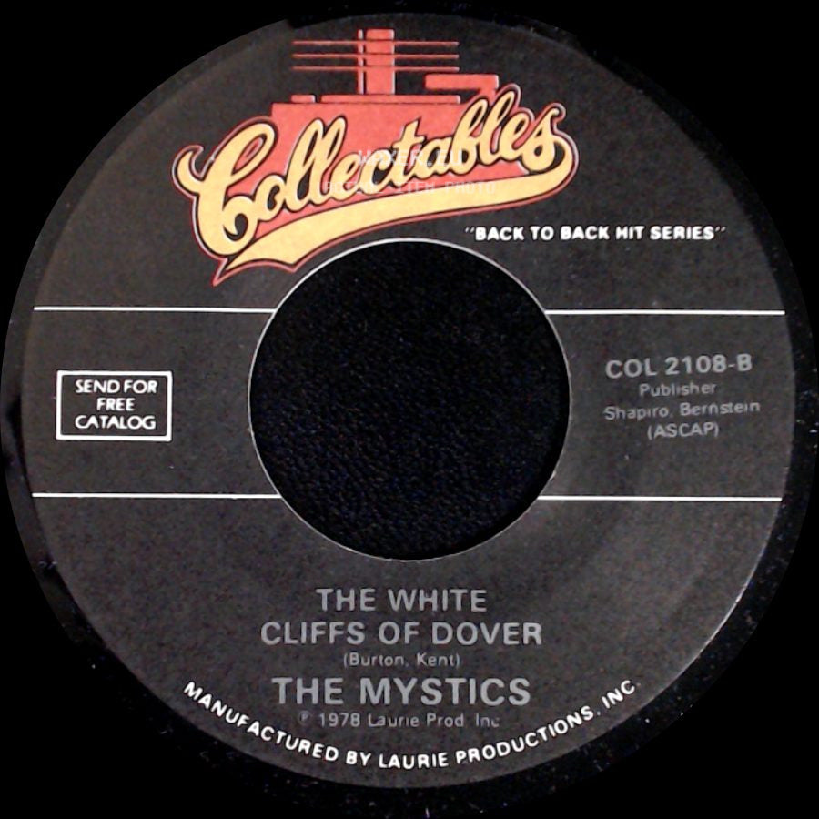 The Passions / The Mystics - I Only Want You / The White Cliffs Of Dover side B