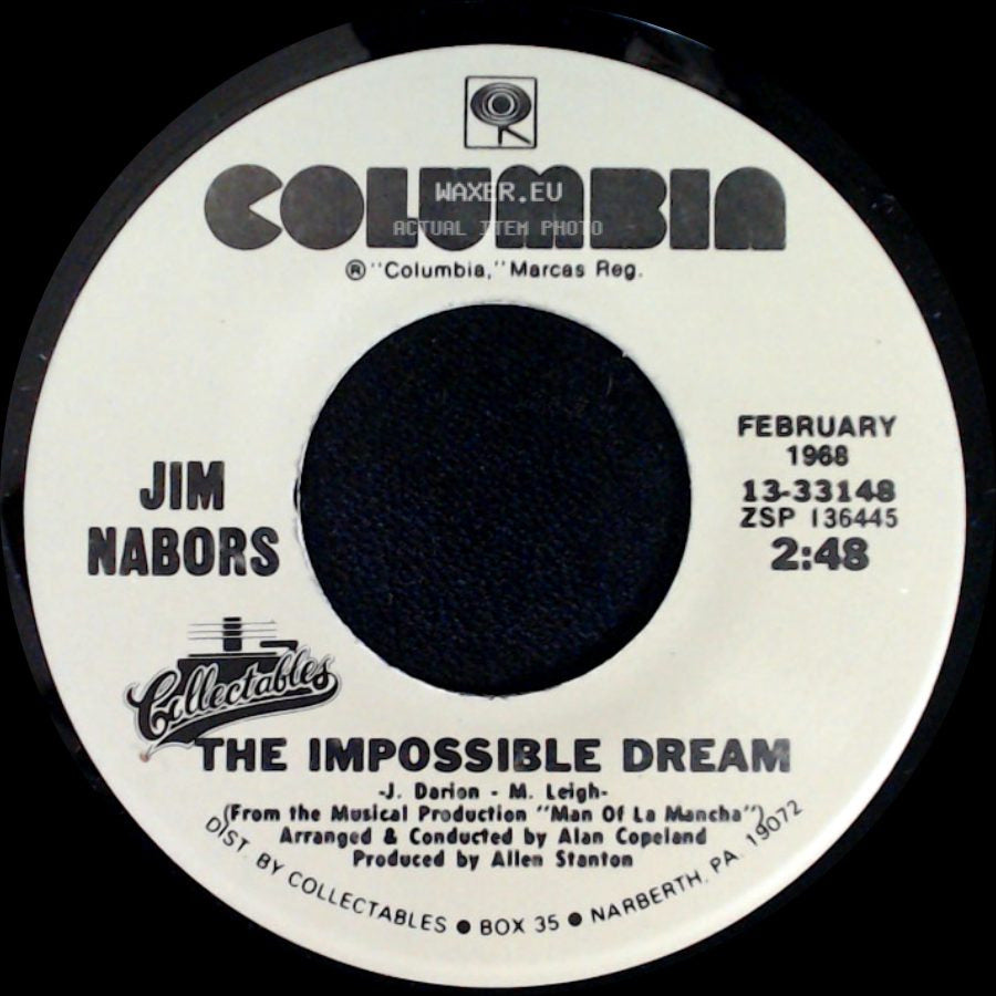 Jim Nabors - Time After Time / The Impossible Dream side B