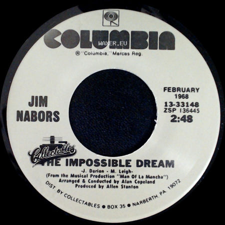 Jim Nabors - Time After Time / The Impossible Dream side B
