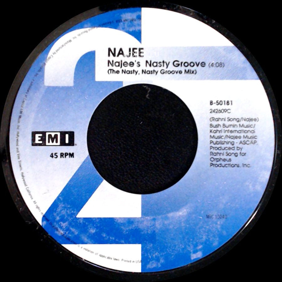 Najee - Najee's Nasty Groove (The Nasty, Nasty Groove Mix) / Najee's Nasty Groove (7" Edit) side A