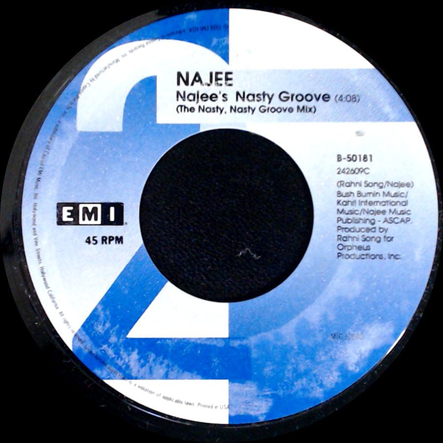 Najee - Najee's Nasty Groove / Najee's Nasty Groove (7' Edit) side A