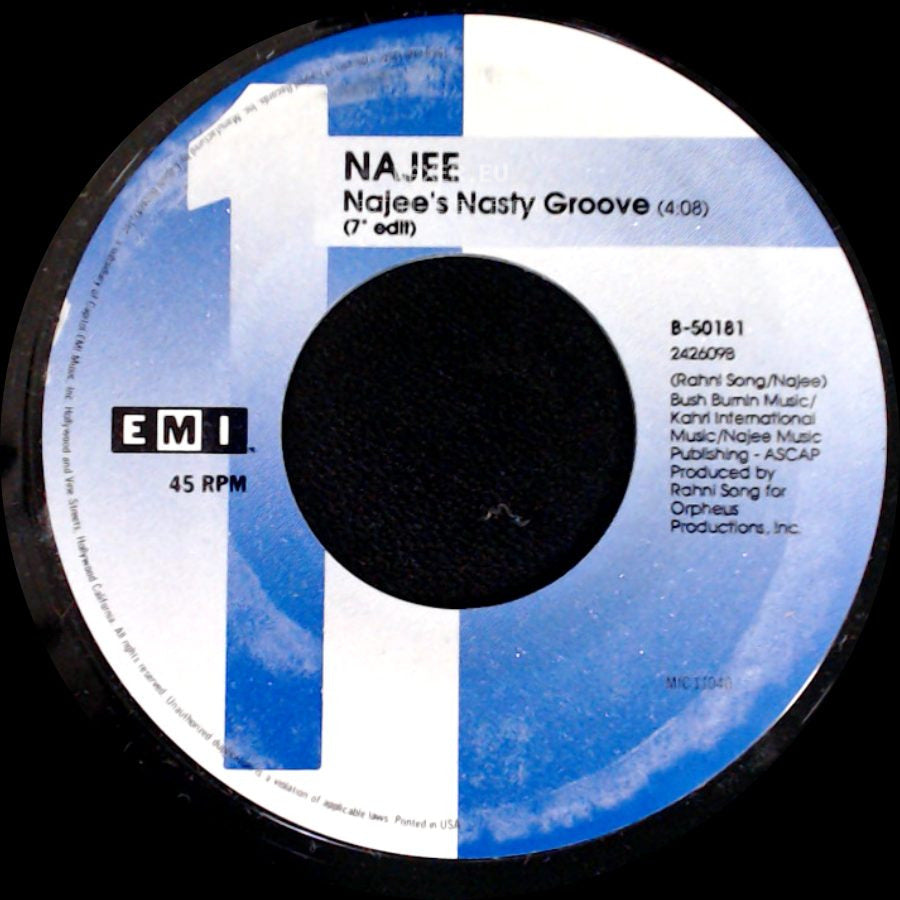 Najee - Najee's Nasty Groove / Najee's Nasty Groove (7' Edit) side B