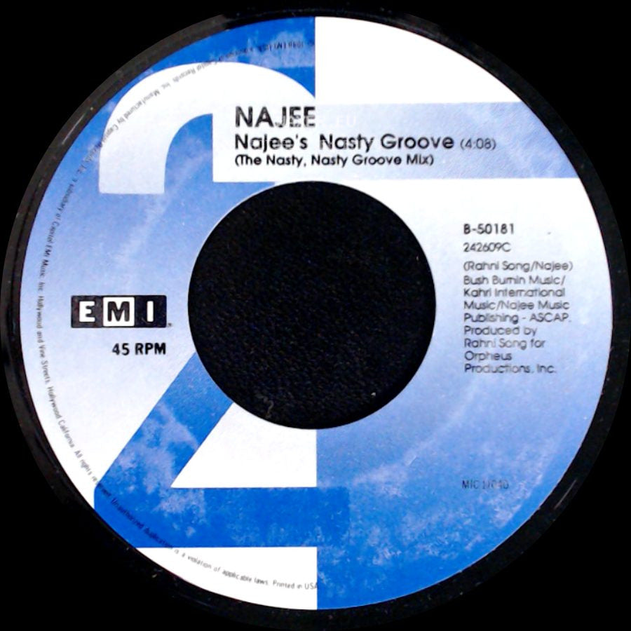 Najee - Najee's Nasty Groove (7" Edit) / Najee's Nasty Groove (The Nasty, Nasty Groove Mix) side B