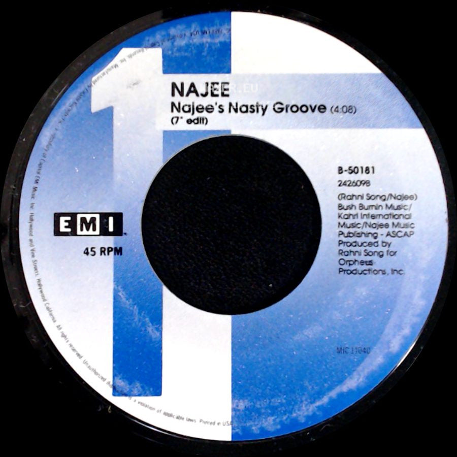 Najee - Najee's Nasty Groove / Najee's Nasty Groove (The Nasty, Nasty Groove Mix) side A