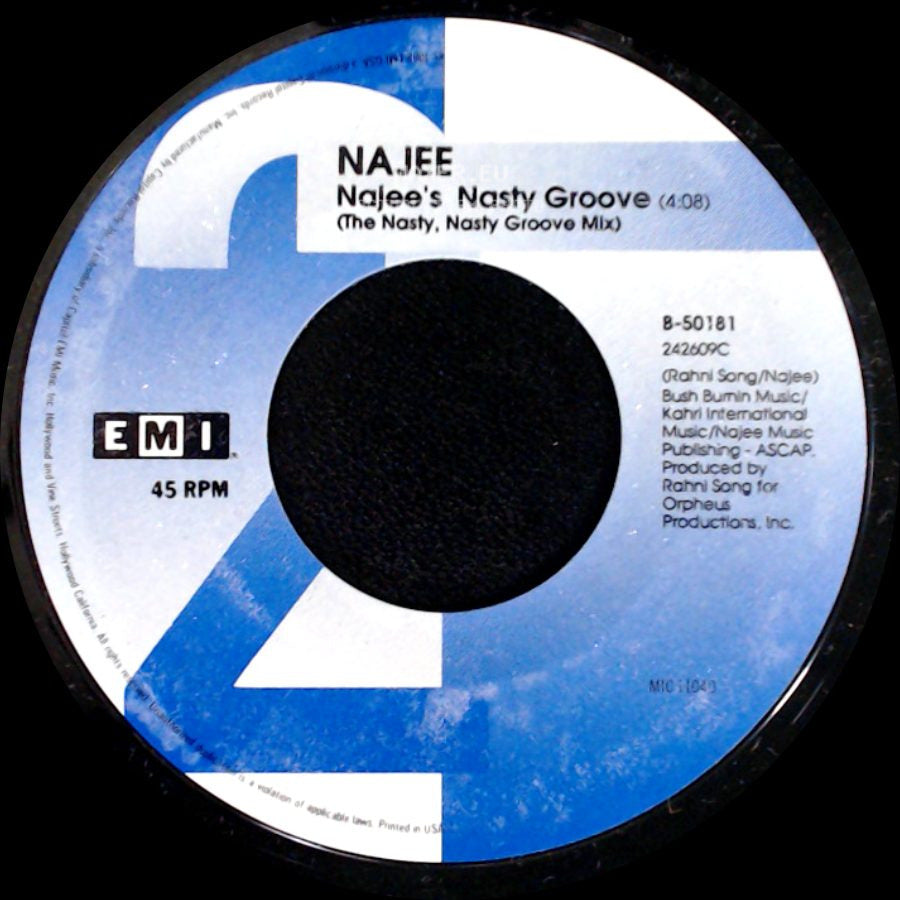 Najee - Najee's Nasty Groove / Najee's Nasty Groove (The Nasty, Nasty Groove Mix) side B