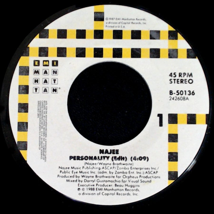 Najee - Personality (Edit) / Feel So Good To Me side A
