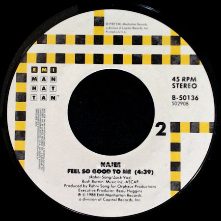Najee - Personality (Edit) (4:09) / Feel So Good To Me (4:39) side B