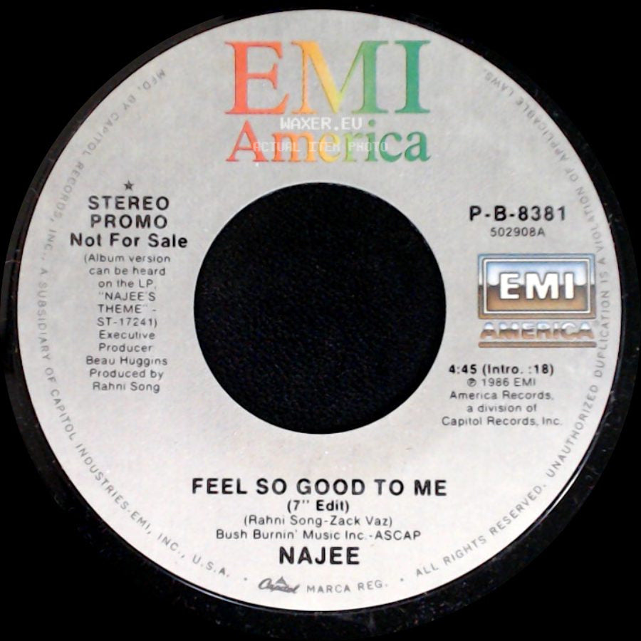 Najee - Feel So Good To Me / Feel So Good To Me side A